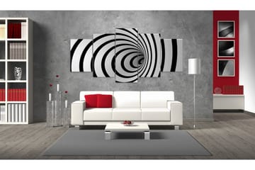 Tavla A Black & White Hole 200x100 - Artgeist sp. z o. o. - Inredning - Tavlor & konst - Canvastavlor