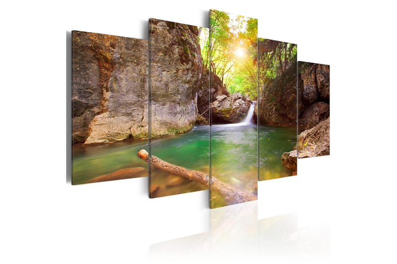 Tavla A Crystal Clean Lake 100x50 - Artgeist sp. z o. o. - Inredning - Tavlor & konst - Canvastavlor