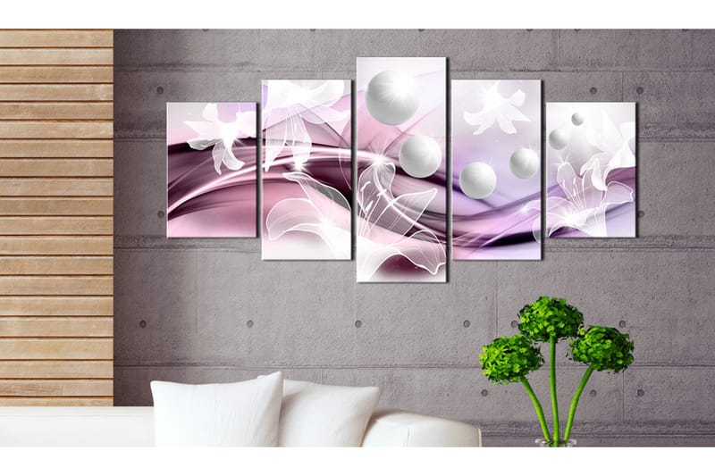 Tavla A Fantasy Of Lilies 200x100 - Artgeist sp. z o. o. - Inredning - Tavlor & konst - Canvastavlor