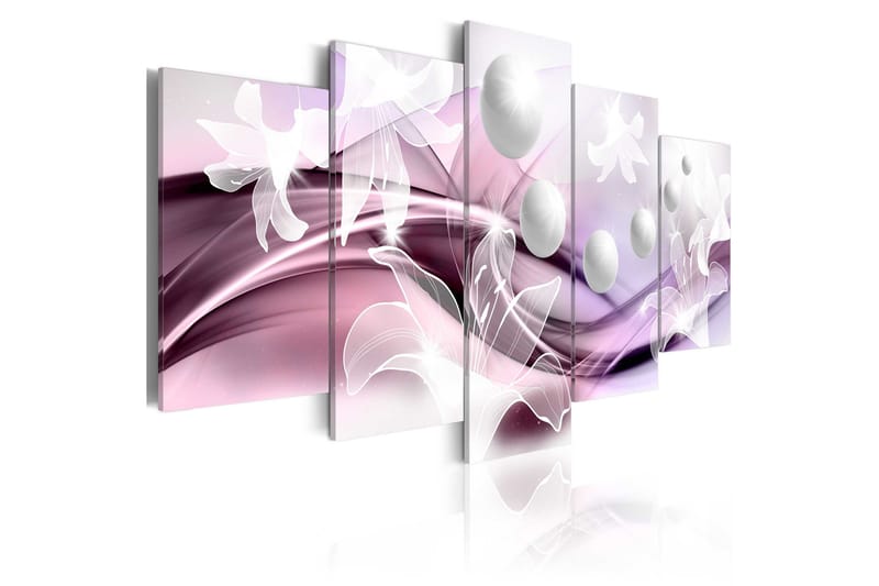 Tavla A Fantasy Of Lilies 200x100 - Artgeist sp. z o. o. - Inredning - Tavlor & konst - Canvastavlor