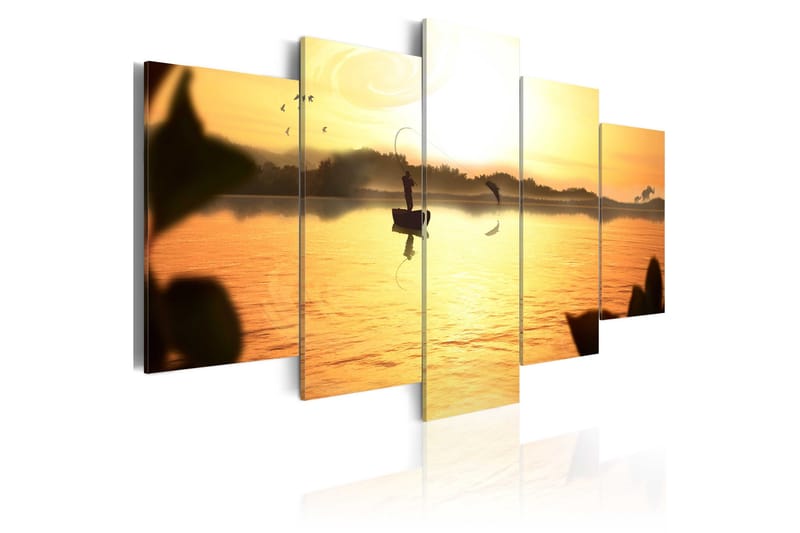 Tavla A Lake At Dusk 100x50 - Artgeist sp. z o. o. - Inredning - Tavlor & konst - Canvastavlor