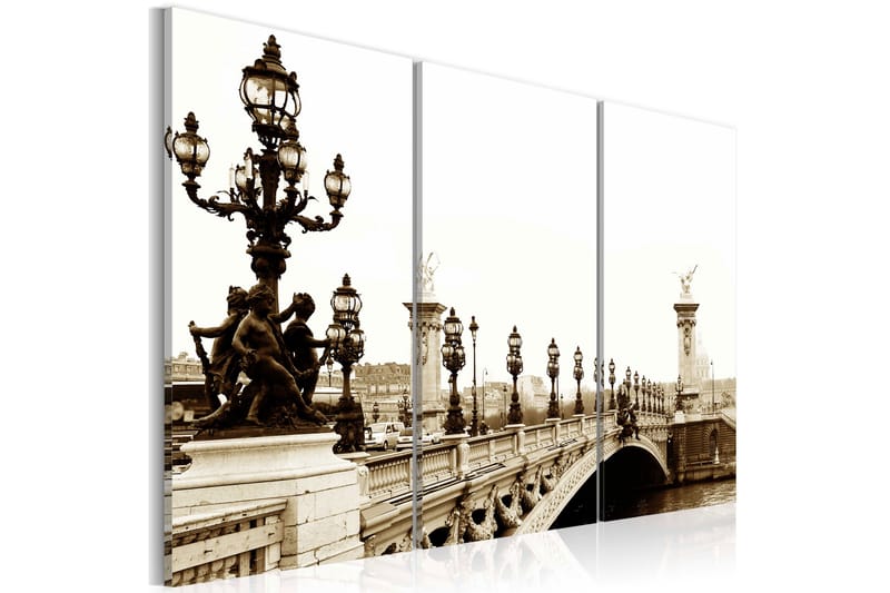 Tavla A Romantic Walk In Paris 120x80 - Artgeist sp. z o. o. - Canvastavlor
