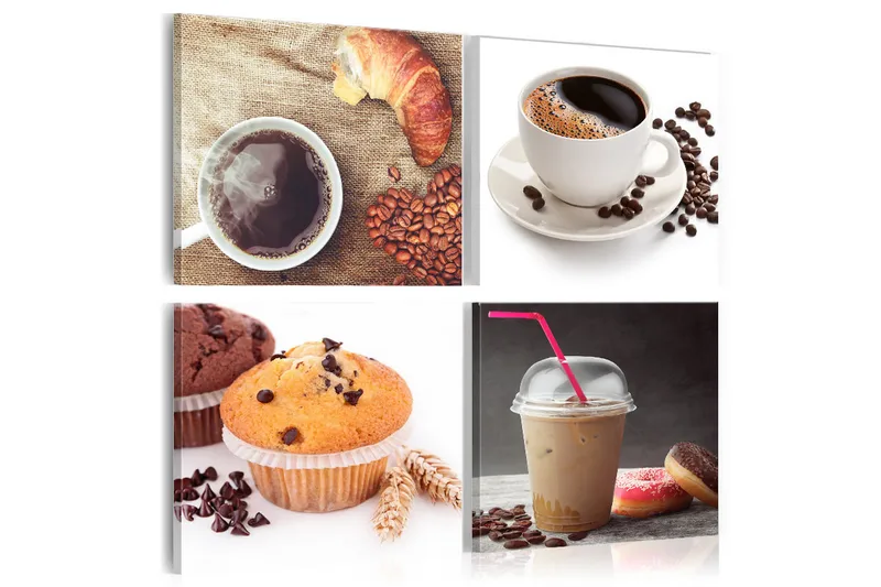 Tavla A Sweet Breakfast 40x40 - Artgeist sp. z o. o. - Inredning - Tavlor & konst - Canvastavlor