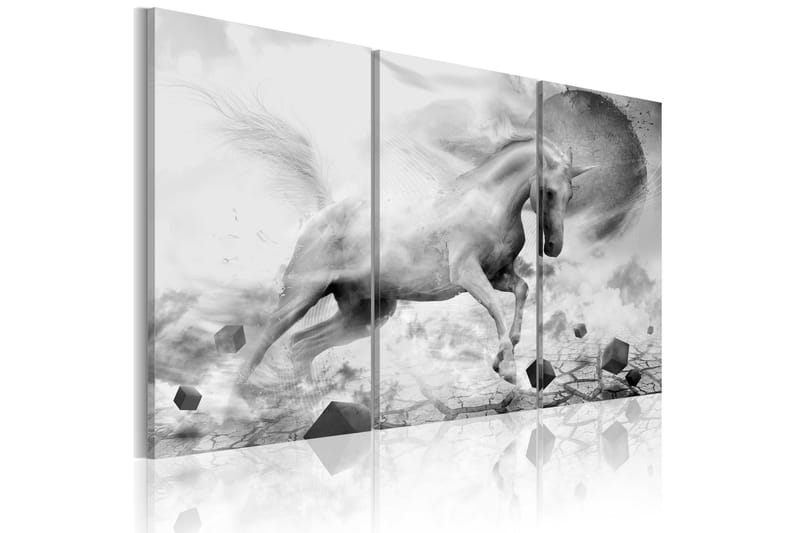 Tavla A Unicorn On The Edge Of The World 120x80 - Artgeist sp. z o. o. - Canvastavlor