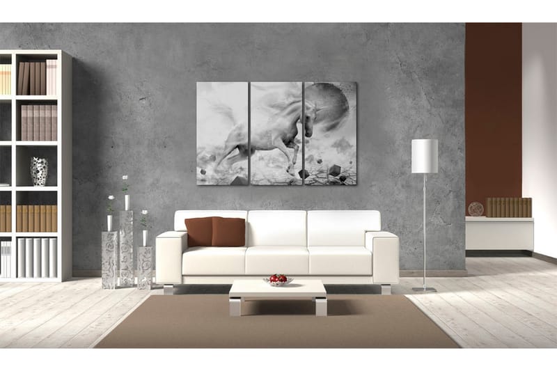 Tavla A Unicorn On The Edge Of The World 120x80 - Artgeist sp. z o. o. - Inredning - Tavlor & konst - Canvastavlor
