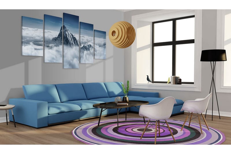 Tavla A Peak Rising Above The Clouds 200x100 - Artgeist sp. z o. o. - Inredning - Tavlor & konst - Canvastavlor