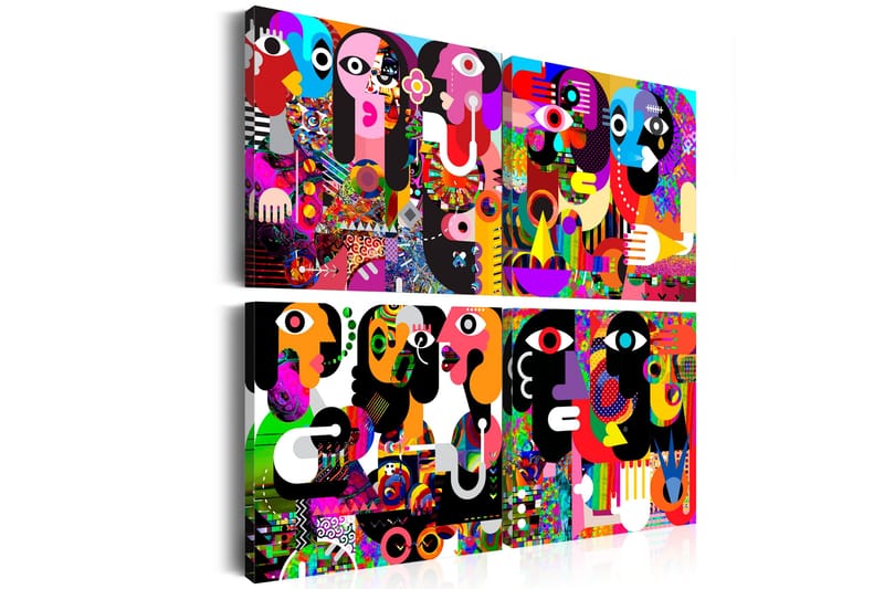 Tavla Abstract Conversations 40x40, Artgeist sp. z o. o.