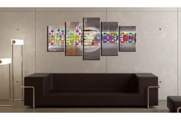 Tavla Abstract Prickar 100x50 - Artgeist sp. z o. o. - Inredning - Tavlor & konst - Canvastavlor