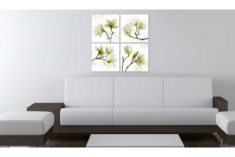 Tavla Admiration Of Magnolia 80x80 - Artgeist sp. z o. o. - Inredning - Tavlor & konst - Canvastavlor
