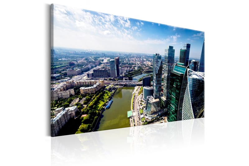 Tavla Aerial view of Moscow 90x60 - Artgeist sp. z o. o. - Inredning - Tavlor & konst - Canvastavlor