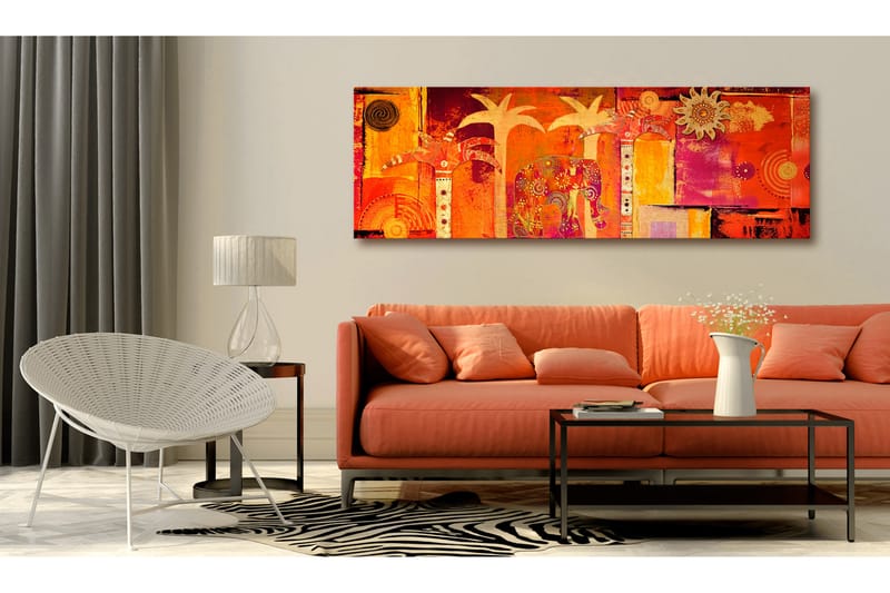 Tavla African Collage 150x50 - Artgeist sp. z o. o. - Inredning - Tavlor & konst - Canvastavlor