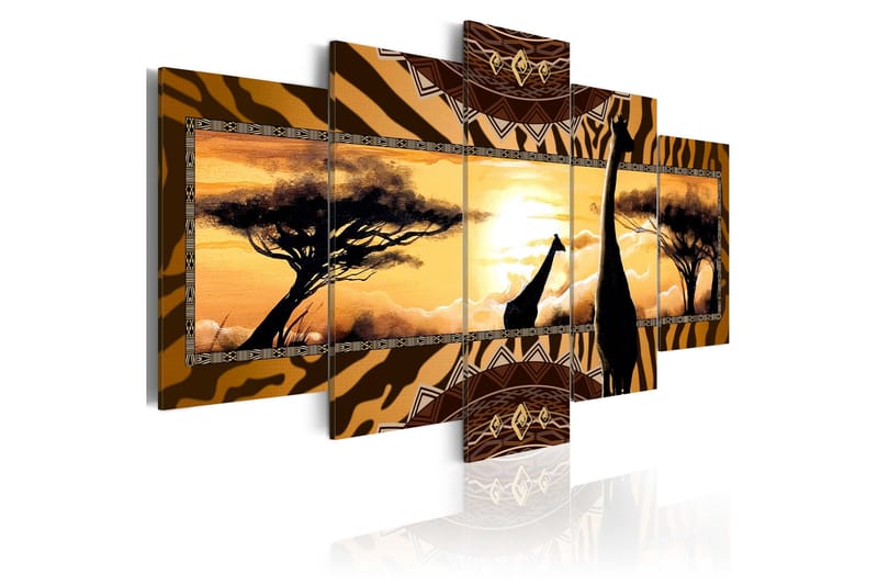 Tavla African Giraffes 100x50 - Artgeist sp. z o. o. - Inredning - Tavlor & konst - Canvastavlor