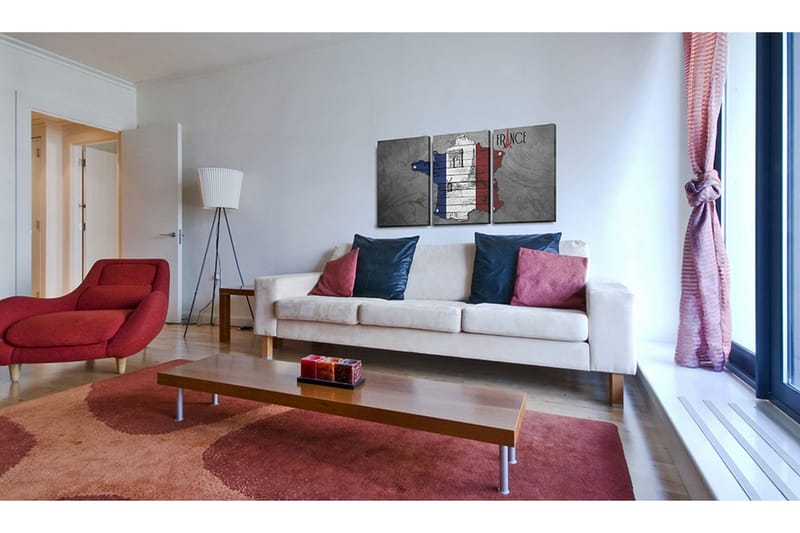 Tavla All About France 60x30 - Artgeist sp. z o. o. - Inredning - Tavlor & konst - Canvastavlor