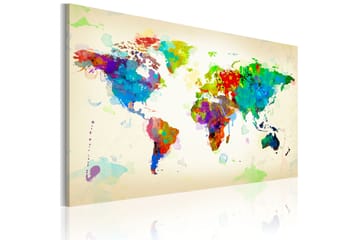 Tavla All colors of the World 120x80