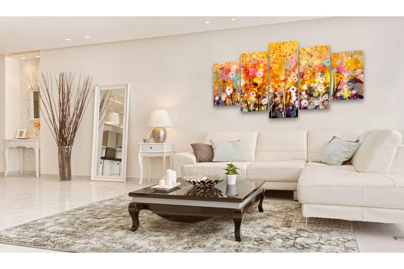 Tavla Amber Garden 200x100 - Artgeist sp. z o. o. - Inredning - Tavlor & konst - Canvastavlor