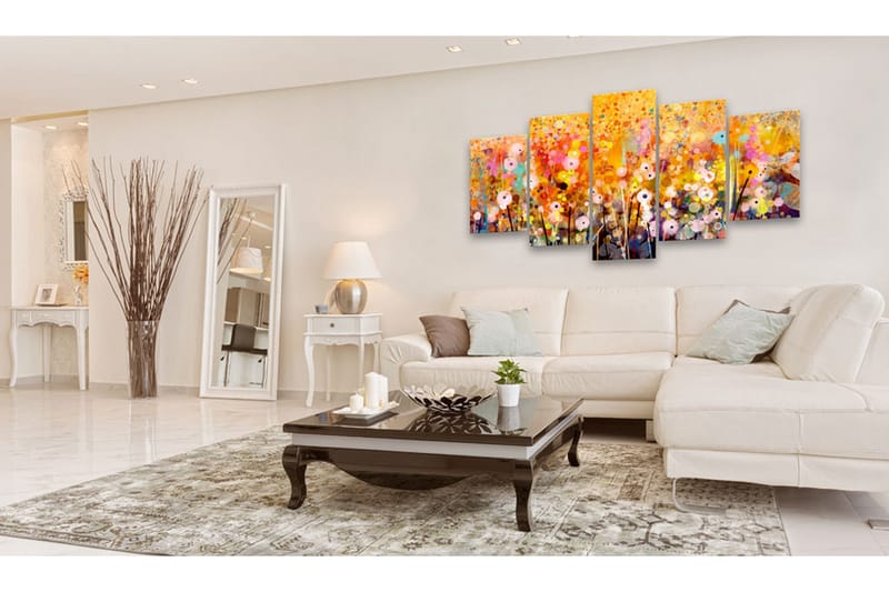 Tavla Amber Garden 200x100 - Artgeist sp. z o. o. - Inredning - Tavlor & konst - Canvastavlor