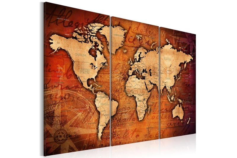 Tavla Amber Travels 90x60 - Artgeist sp. z o. o. - Inredning - Tavlor & konst - Canvastavlor
