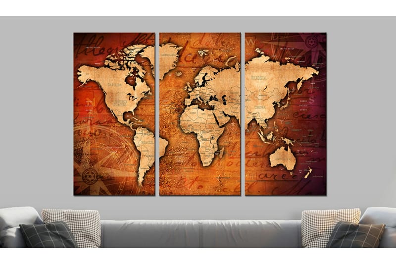 Tavla Amber Travels 90x60, Artgeist sp. z o. o.
