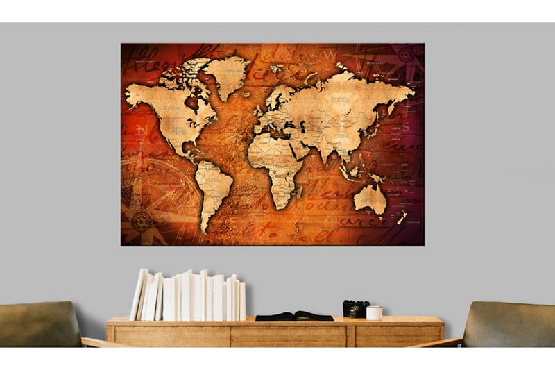 Tavla Amber World 90x60 - Artgeist sp. z o. o. - Inredning - Tavlor & konst - Canvastavlor