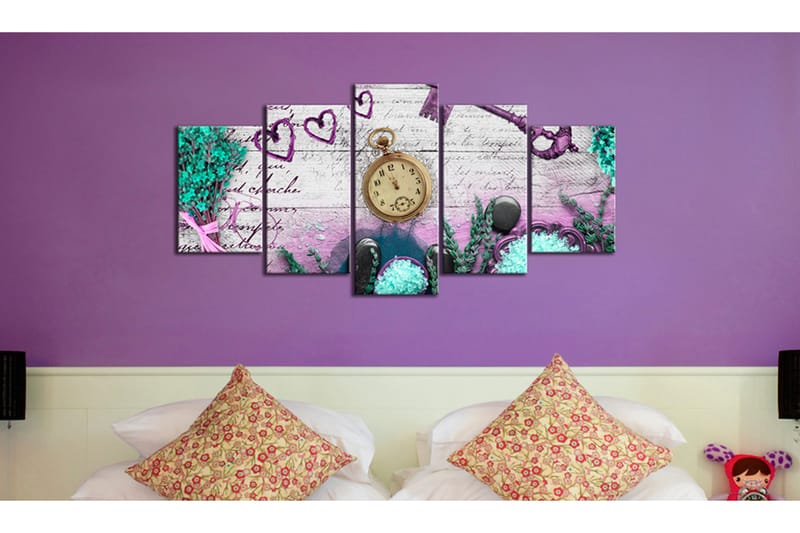 Tavla Amethyst Composition 200x100 - Artgeist sp. z o. o. - Inredning - Tavlor & konst - Canvastavlor