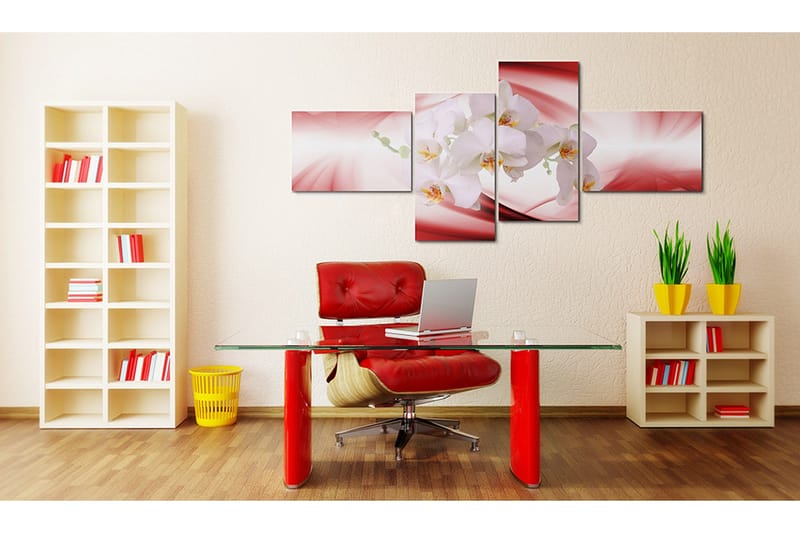 Tavla An Orchid In Pink Shade 100x45 - Artgeist sp. z o. o. - Inredning - Tavlor & konst - Canvastavlor