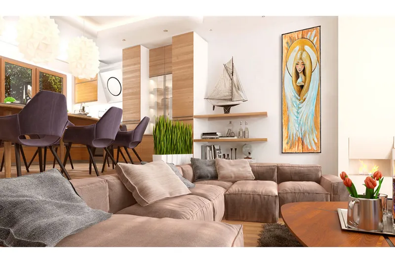 Tavla Angel of Peace 40x120, undefined