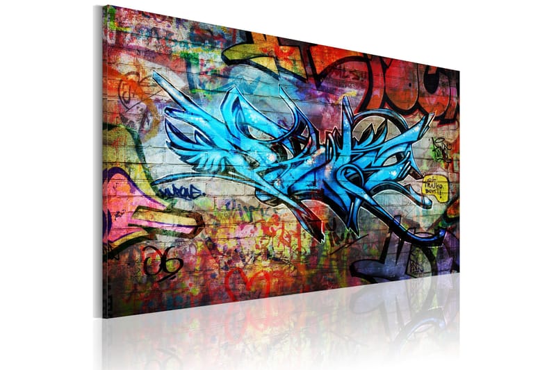 Tavla Anonymous graffiti 120x80 - Artgeist sp. z o. o. - Inredning - Tavlor & konst - Canvastavlor