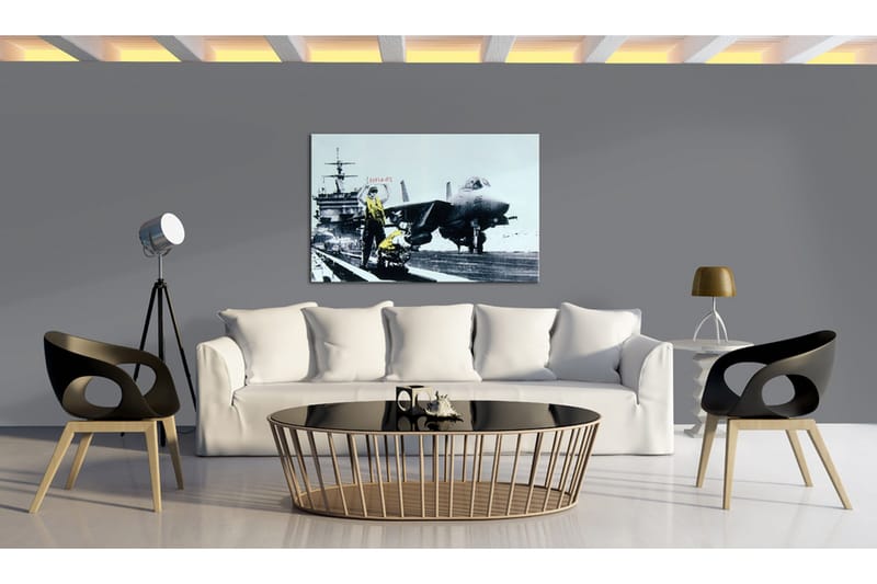 Tavla Applause by Banksy 120x80, Artgeist sp. z o. o.