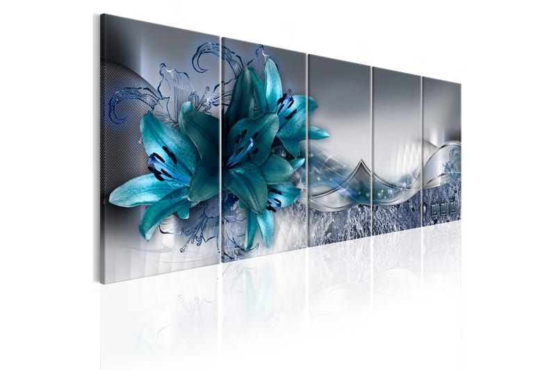 Tavla Arctic Lilies 225x90 - Artgeist sp. z o. o. - Inredning - Tavlor & konst - Canvastavlor
