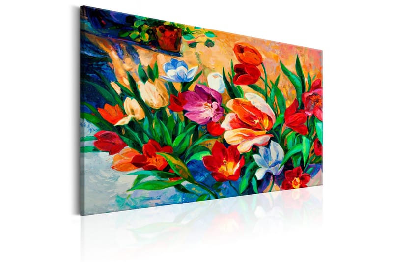 Tavla Art of Colours: Tulips 120x80 - Artgeist sp. z o. o. - Inredning - Tavlor & konst - Canvastavlor