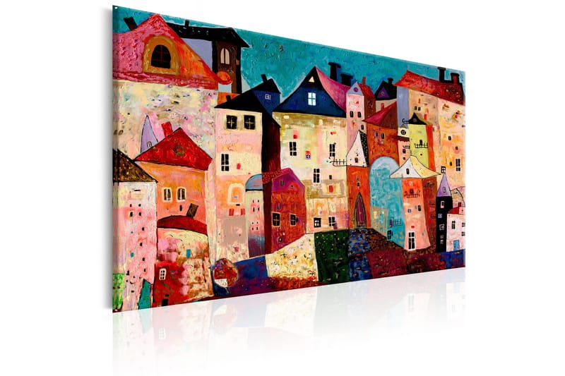 Tavla Artistic City 90x60 - Artgeist sp. z o. o. - Inredning - Tavlor & konst - Canvastavlor