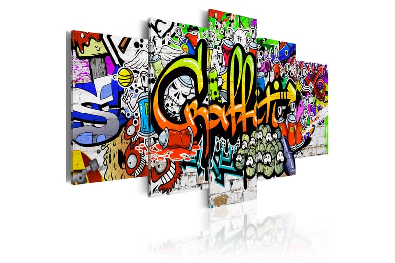 Tavla Artistic Graffiti 200x100 - Artgeist sp. z o. o. - Canvastavlor