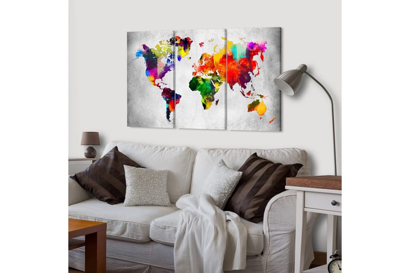 Tavla Artistic World Triptych 90x60, Artgeist sp. z o. o.