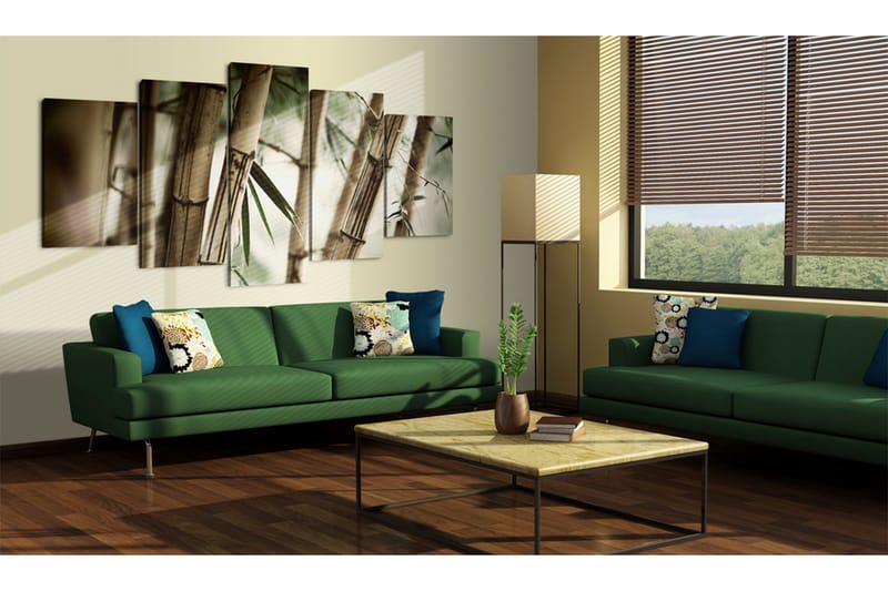Tavla Asian Bamboo Forest 200x100 - Artgeist sp. z o. o. - Inredning - Tavlor & konst - Canvastavlor