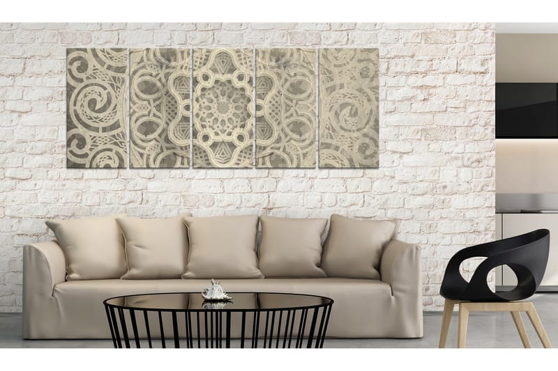 Tavla Austere Mandala 225x90 - Artgeist sp. z o. o. - Inredning - Tavlor & konst - Canvastavlor