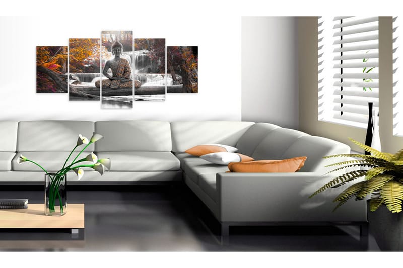 Tavla Autumn Buddha 100x50 - Artgeist sp. z o. o. - Inredning - Tavlor & konst - Canvastavlor