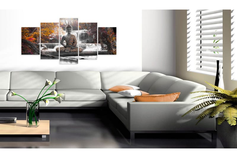 Tavla Autumn Buddha 100x50 - Artgeist sp. z o. o. - Inredning - Tavlor & konst - Canvastavlor