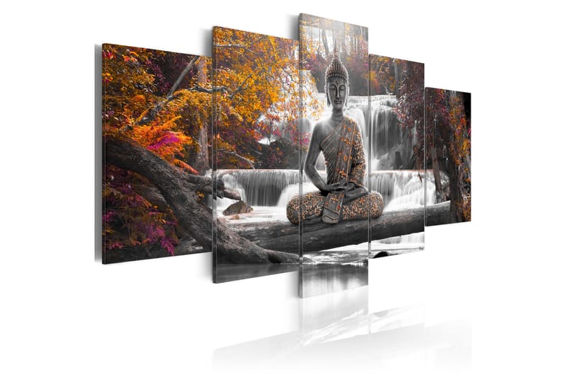 Tavla Autumn Buddha 200x100 - Artgeist sp. z o. o. - Canvastavlor