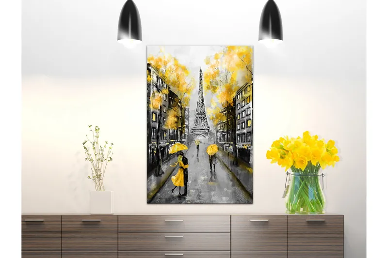 Tavla Autumn in Paris (1 Part) Vertical 60x90, Artgeist sp. z o. o.