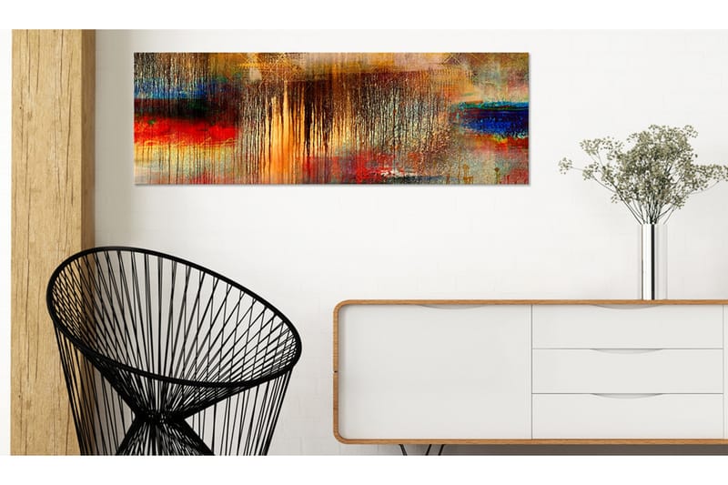Tavla Autumn Rain 135x45 cm - Inredning - Tavlor & konst - Canvastavlor