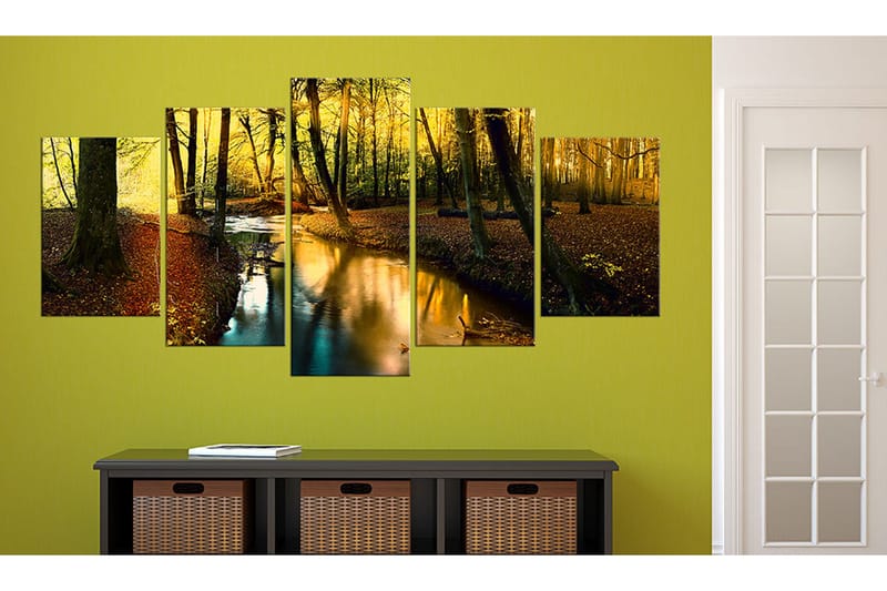Tavla Autumn Silence Forest 200x100 - Artgeist sp. z o. o. - Inredning - Tavlor & konst - Canvastavlor