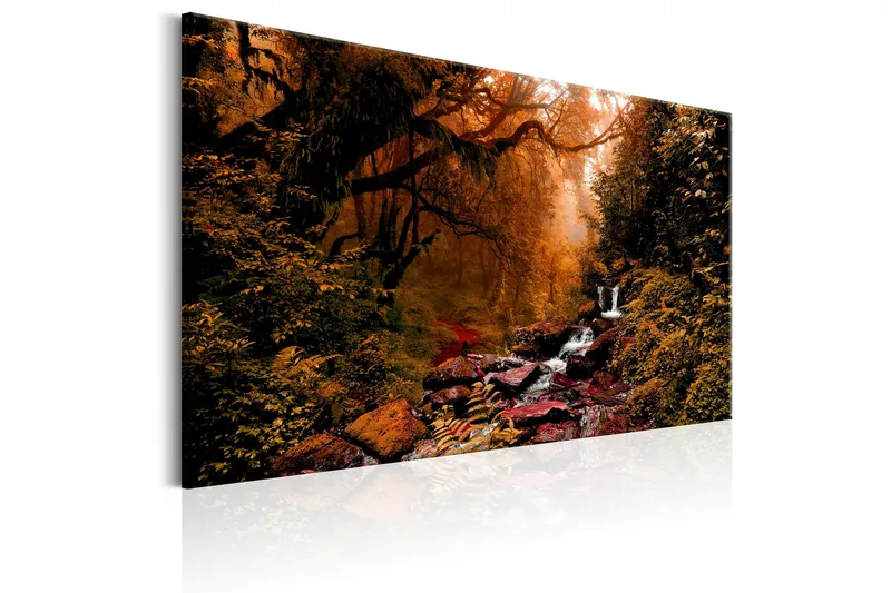 Tavla Autumn Waterfall 120x80 - Artgeist sp. z o. o. - Inredning - Tavlor & konst - Canvastavlor