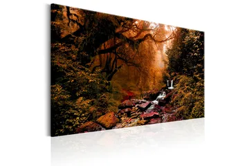 Tavla Autumn Waterfall 90x60 - Artgeist sp. z o. o. - Inredning - Tavlor & konst - Canvastavlor