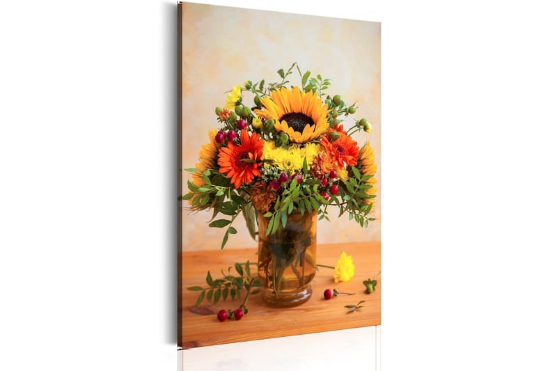 Tavla Autumnal Flowers 60x90 - Artgeist sp. z o. o. - Inredning - Tavlor & konst - Canvastavlor