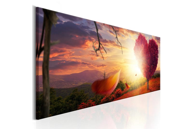 Tavla Autumnal Heart 150x50, Artgeist sp. z o. o.