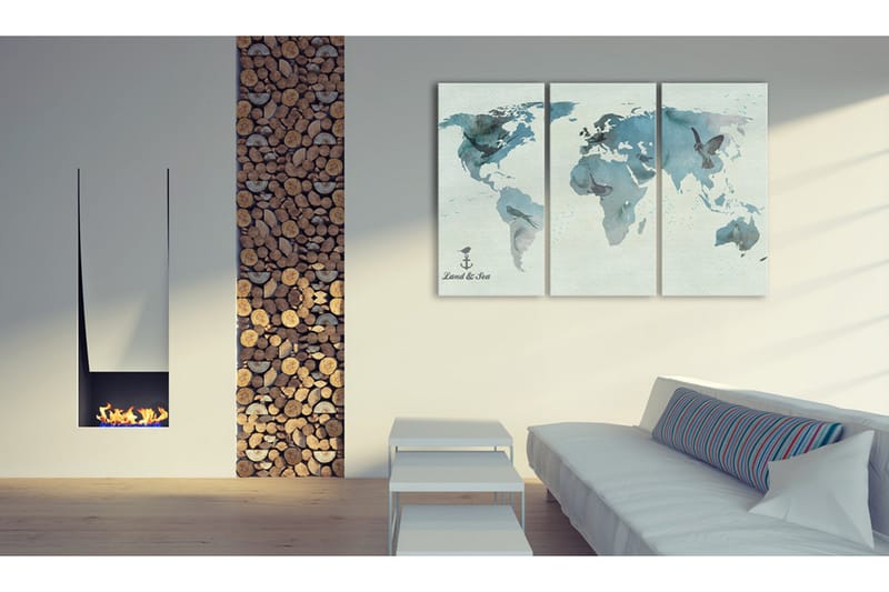 Tavla Avian Migration Triptych 120x80 - Artgeist sp. z o. o. - Inredning - Tavlor & konst - Canvastavlor