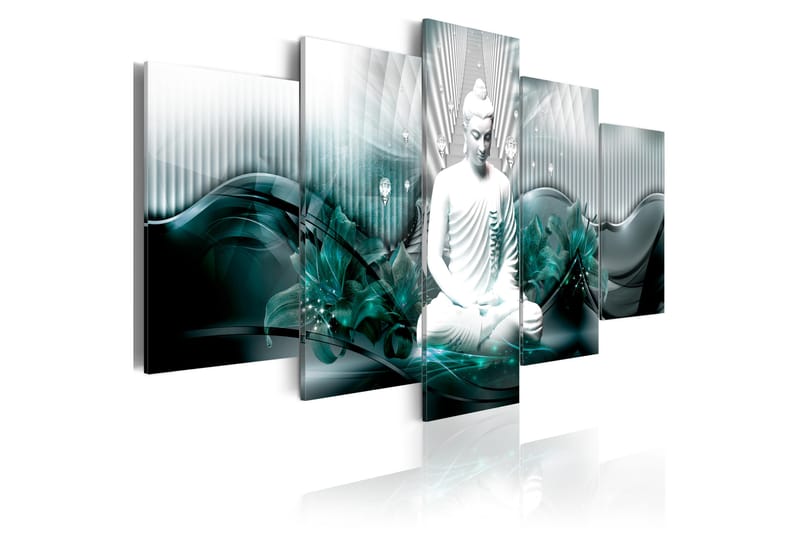 Tavla Azure Meditation 200x100 - Artgeist sp. z o. o. - Canvastavlor