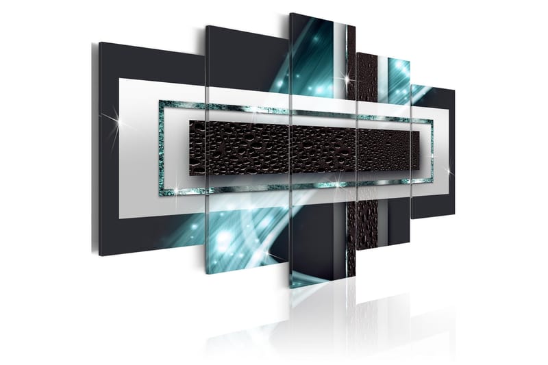 Tavla Azure Rain 100x50 - Artgeist sp. z o. o. - Inredning - Tavlor & konst - Canvastavlor