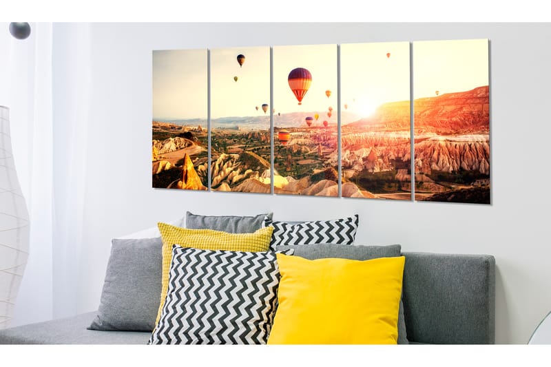 Tavla Balloon Rides 200x80 - Artgeist sp. z o. o. - Inredning - Tavlor & konst - Canvastavlor