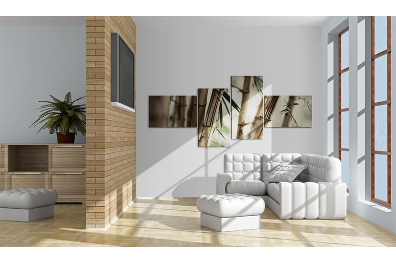 Tavla Bamboo Inspiration 200x90 - Artgeist sp. z o. o. - Inredning - Tavlor & konst - Canvastavlor